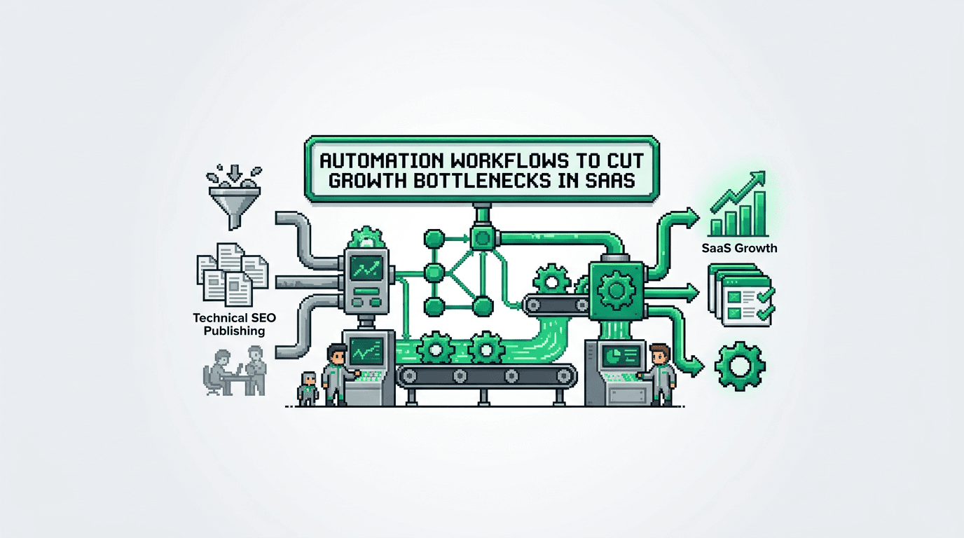 Automation Workflows to Cut Growth Bottlenecks in SaaS