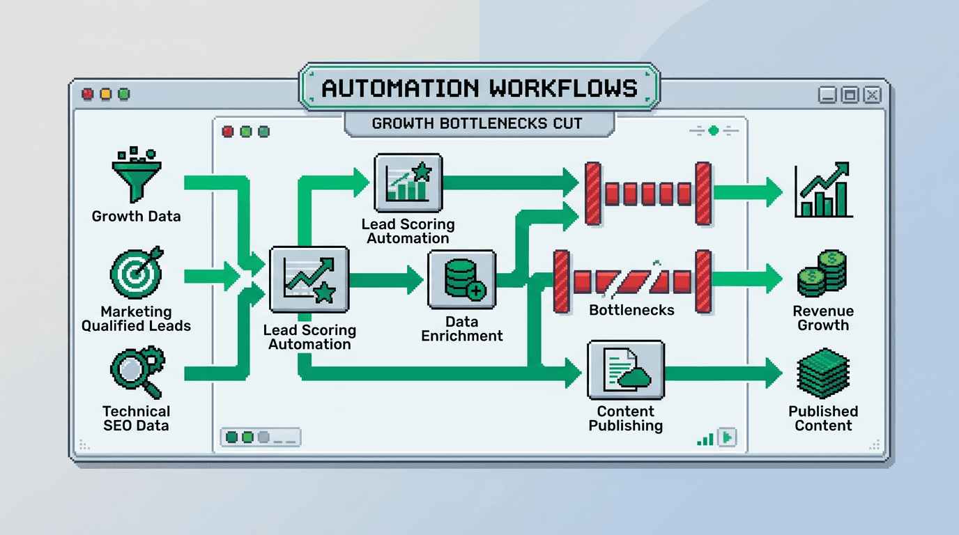 Automation Workflows That Cut Growth Bottlenecks in SaaS