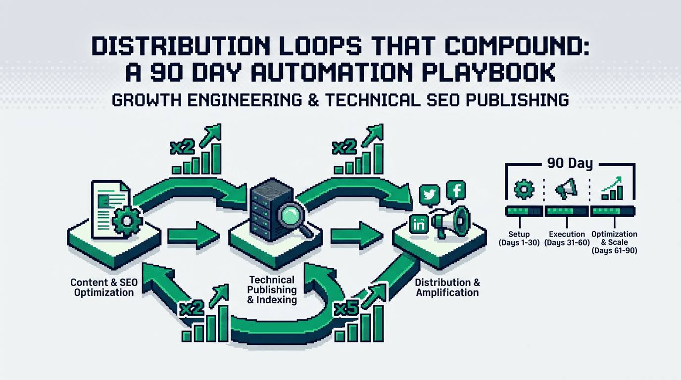 Distribution Loops That Compound: A 90 Day Automation Playbook