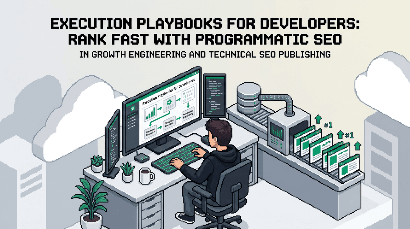 Execution Playbooks for Developers: Rank Fast with Programmatic SEO