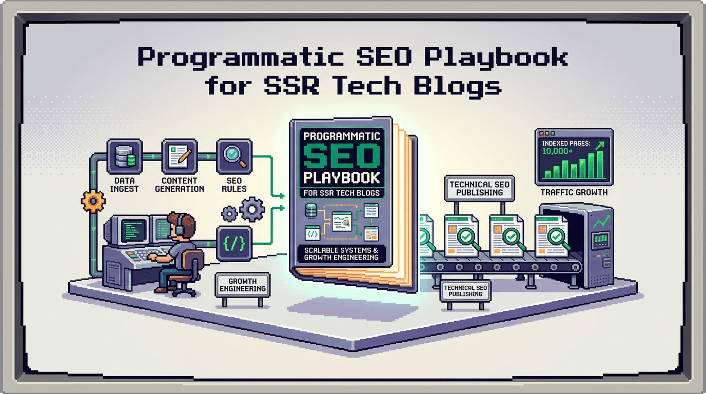 Programmatic SEO Playbook for SSR Tech Blogs
