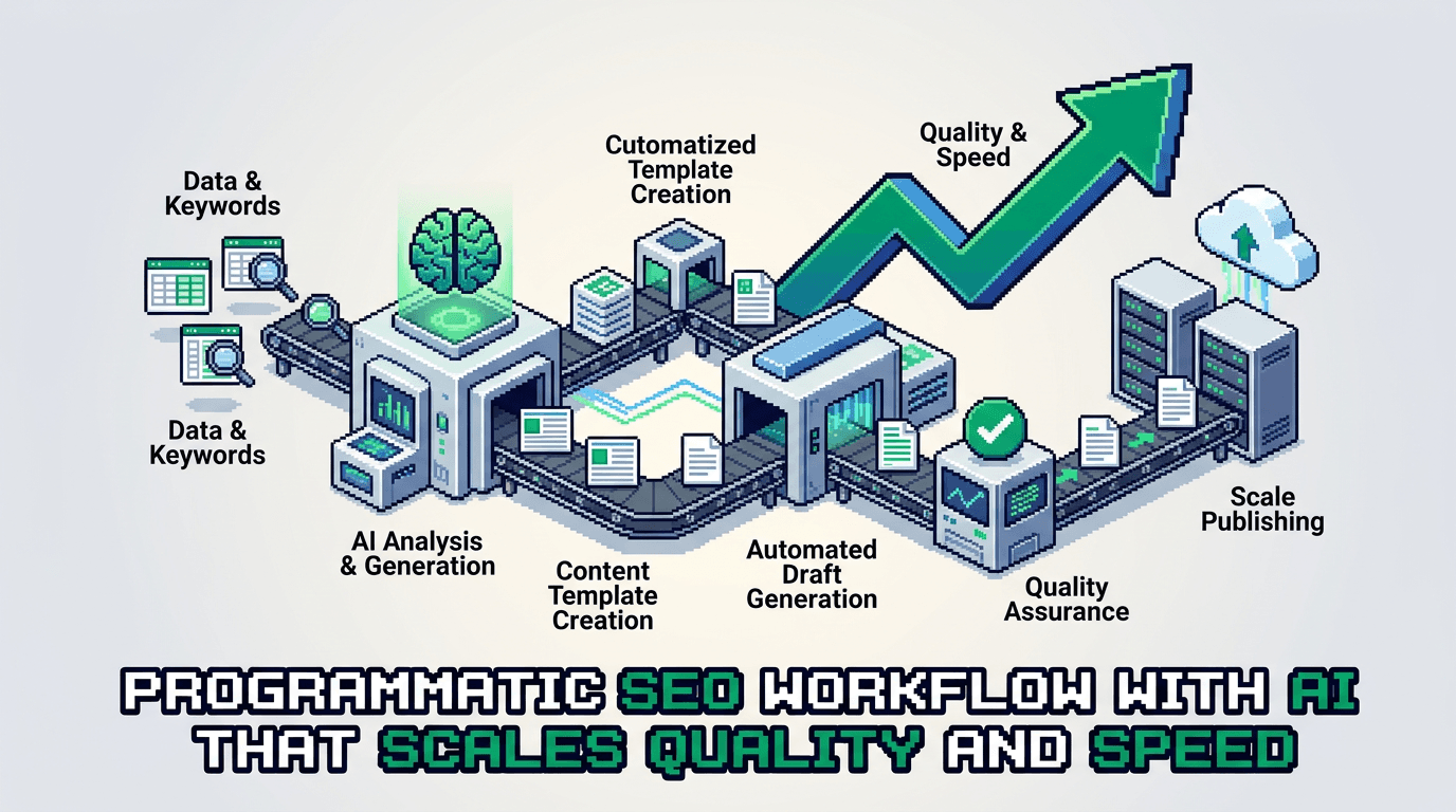 Programmatic SEO Workflow With AI That Scales Quality and Speed