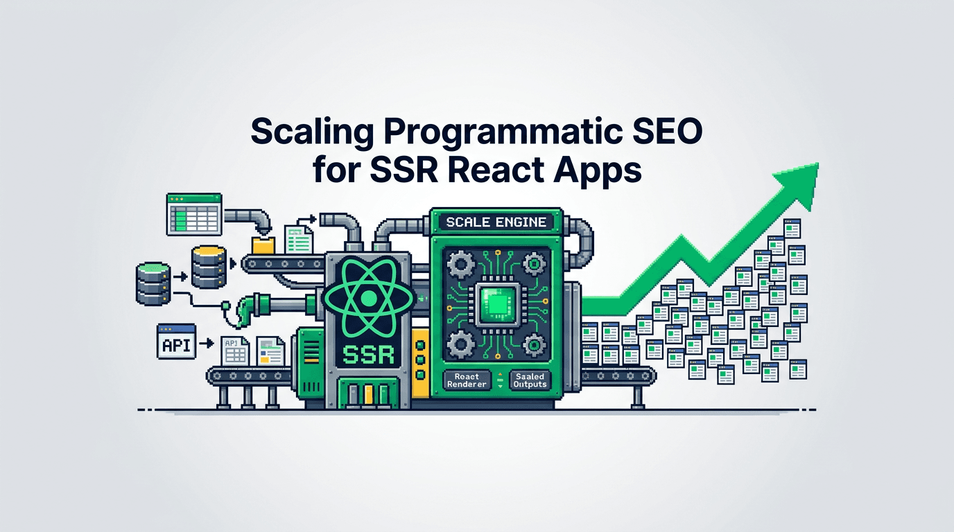How to Scale Programmatic SEO for SSR React Apps